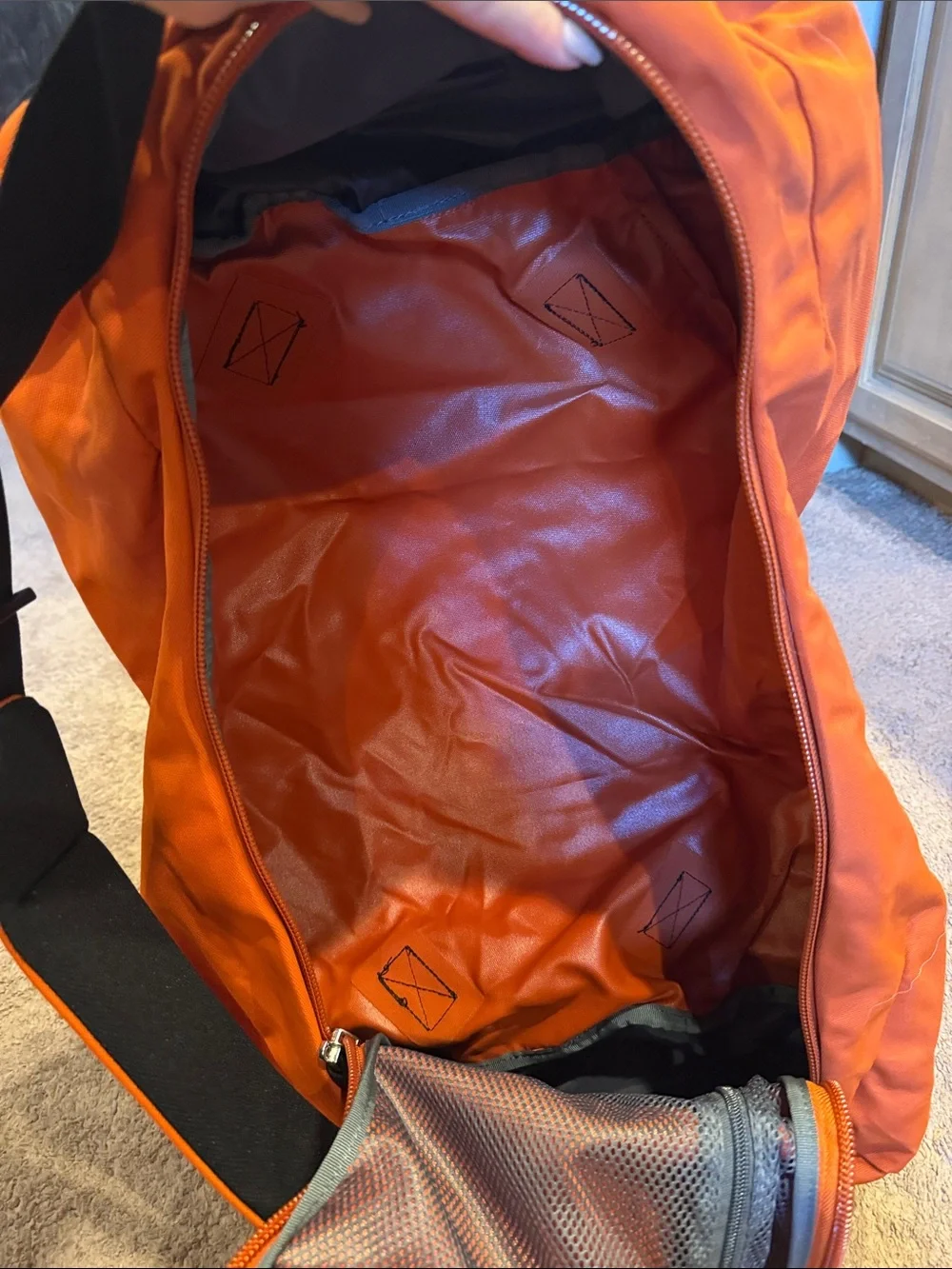 OSPREY Orange Sling Pack with Black Strap